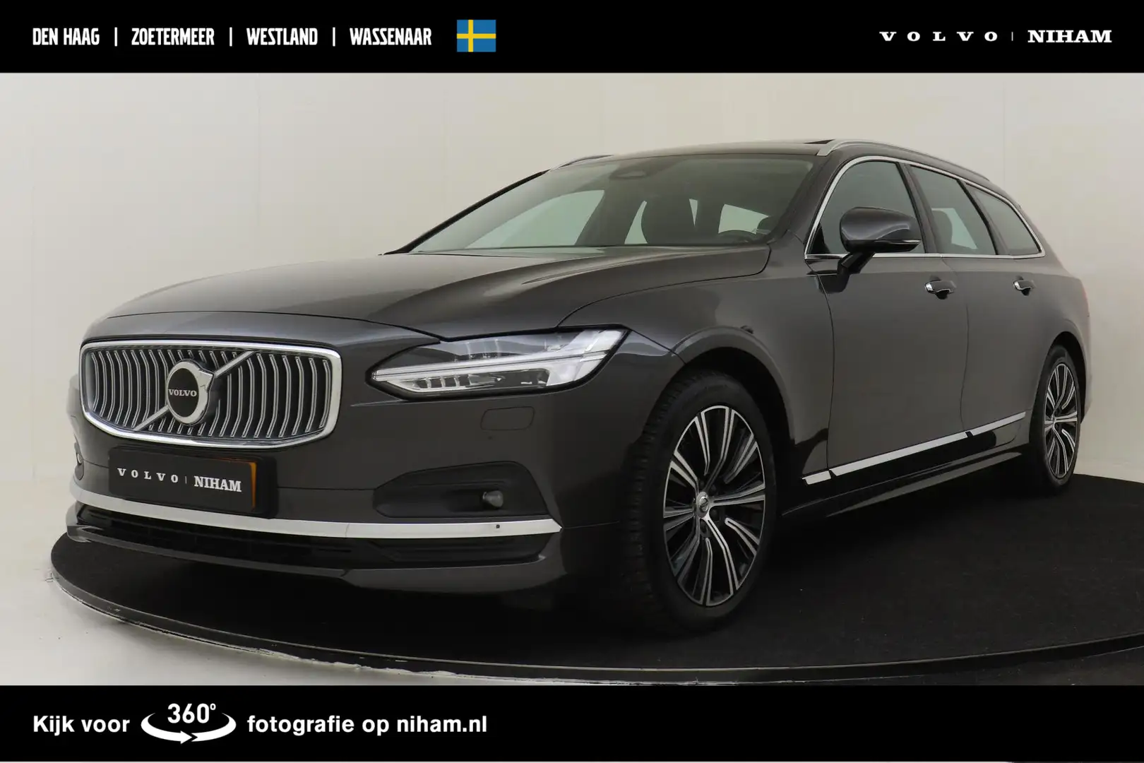 Volvo V90 B4 AUT (M.HYBRID) INSCRIPTION -PANO.DAK|TREKHAAK|C Grijs - 1