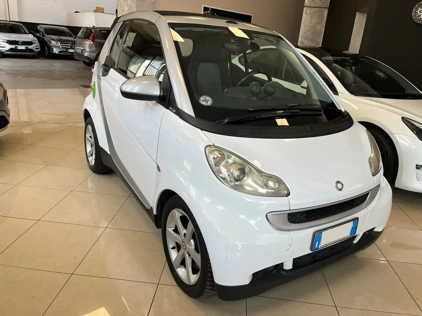 smart forTwo II 2007  Cabrio 1.0 Pulse NEOPATENTATI OK Bianco - 1