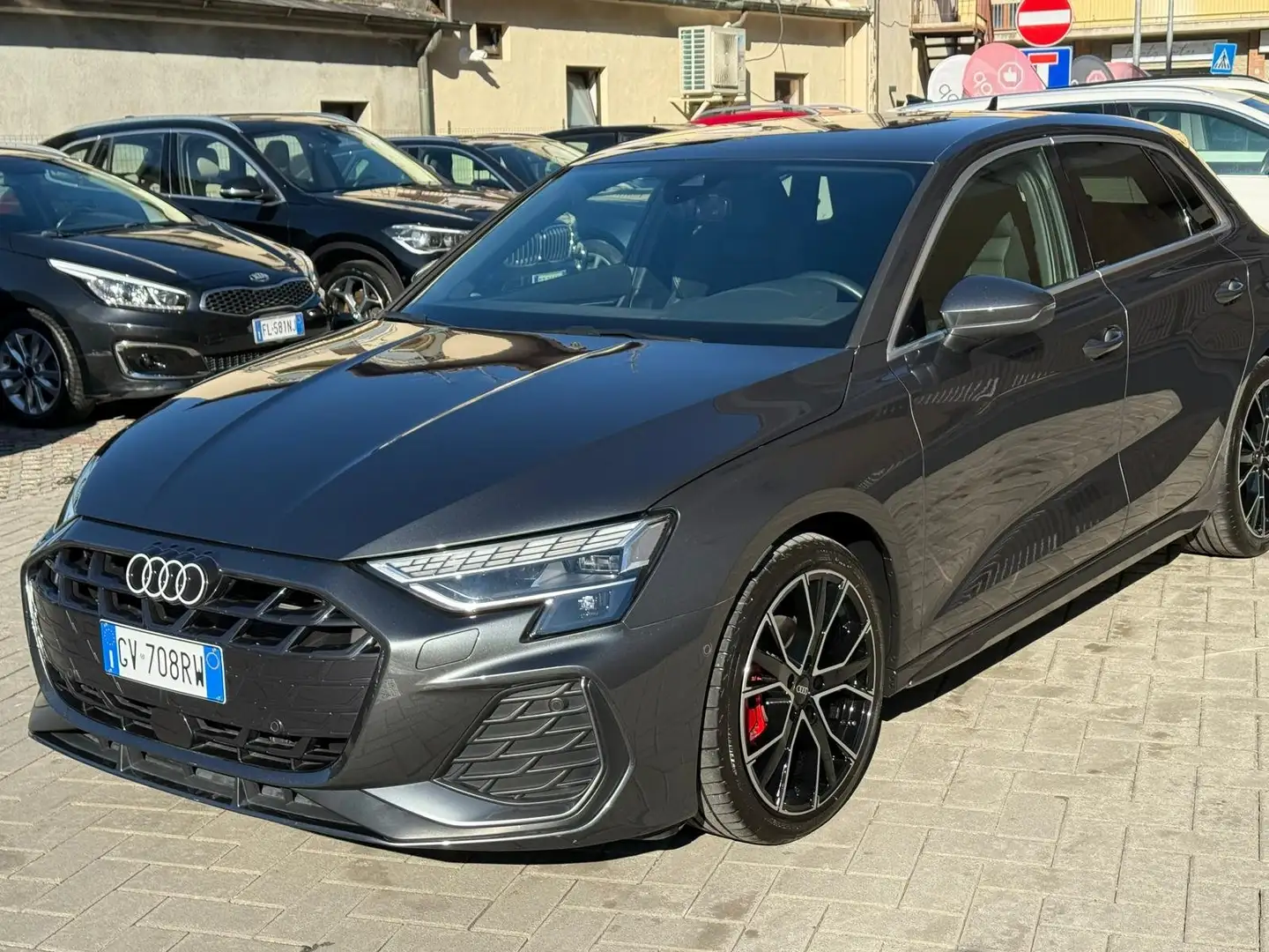 Audi A3 A3 Sportback 2.0 tdi S line edition 150cv s-tronic Gris - 1