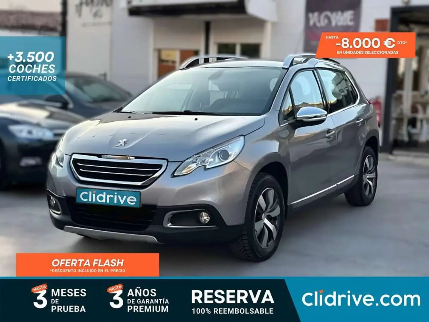 Peugeot 2008 1.6 e-HDI Allure 115 Gris - 1