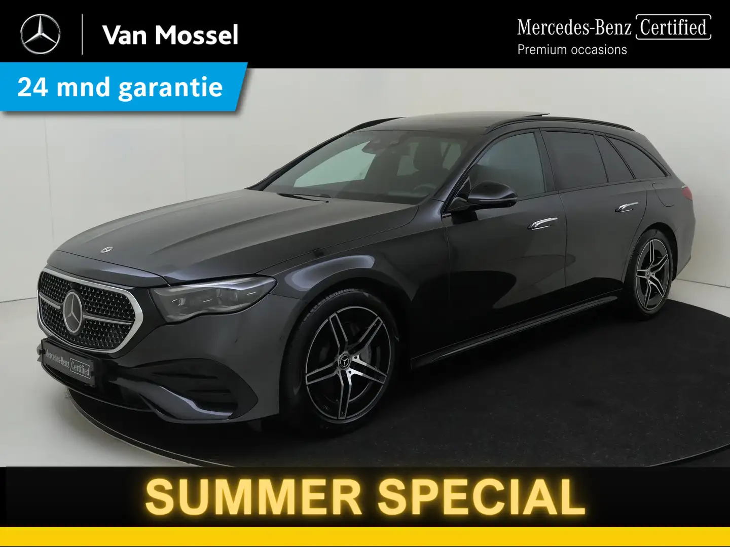 Mercedes-Benz E 300 Estate e AMG Line / Panoramadak/ SUPERSCREEN/ Burm Gris - 1