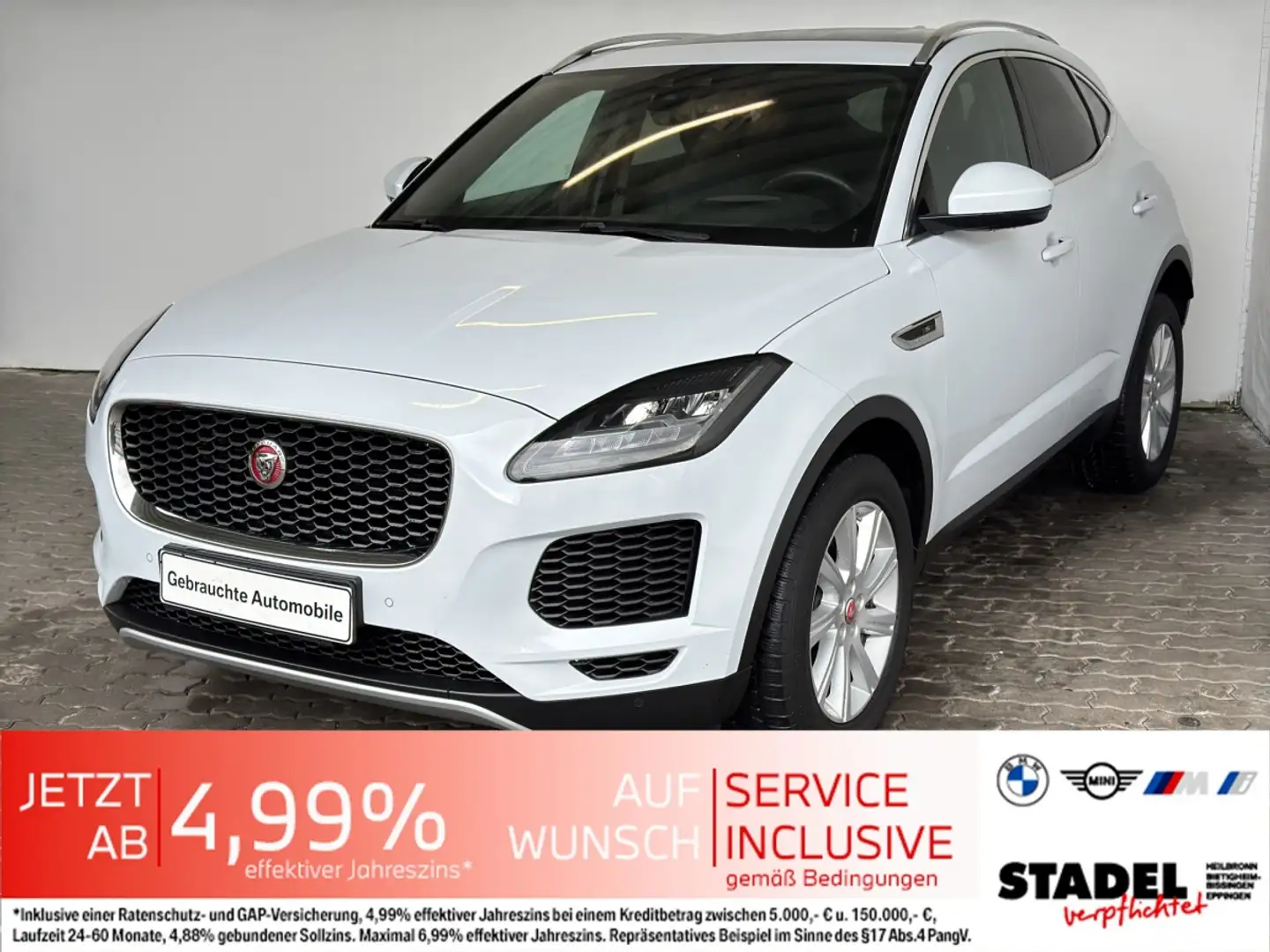 Jaguar E-Pace D180 AWD Navi.LED.Komfortzg.360°.HotSp Blanc - 2