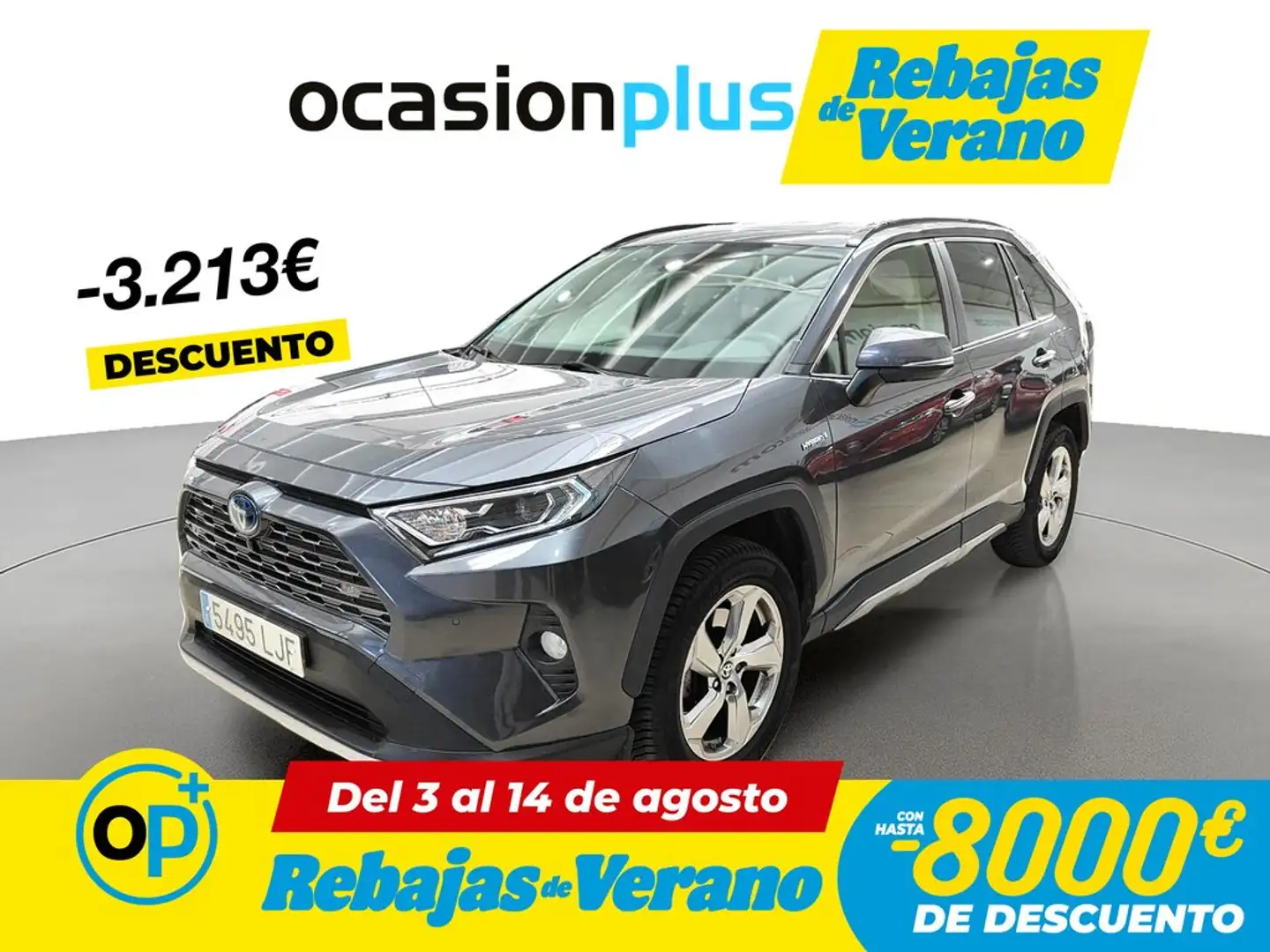 Toyota RAV 4 2.5 hybrid 4WD Luxury Gris - 1