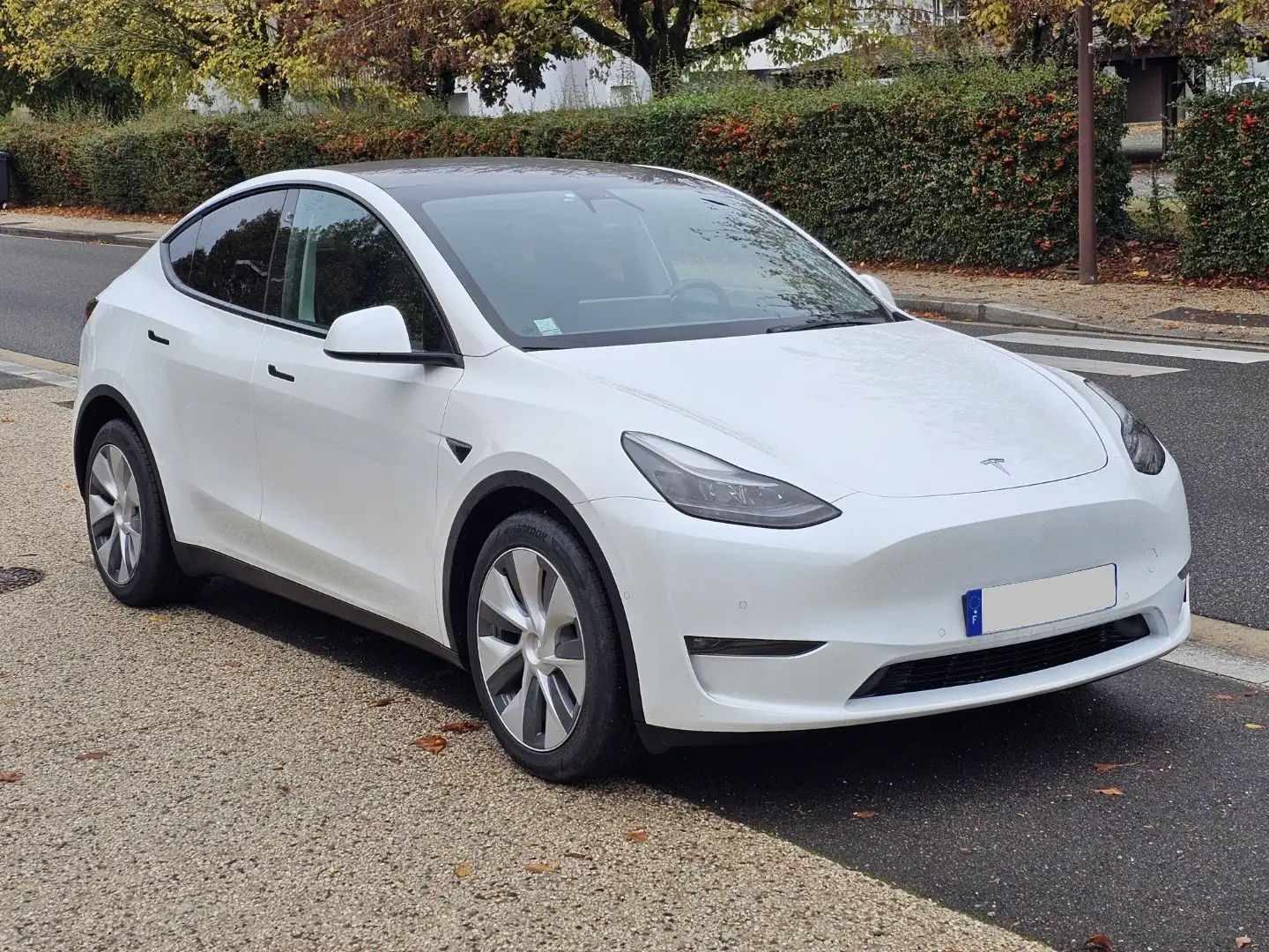 Tesla Model Y 440 cv LONG RANGE AWD 75kWh BLANC NACRE TVA RECUP Blanco - 1