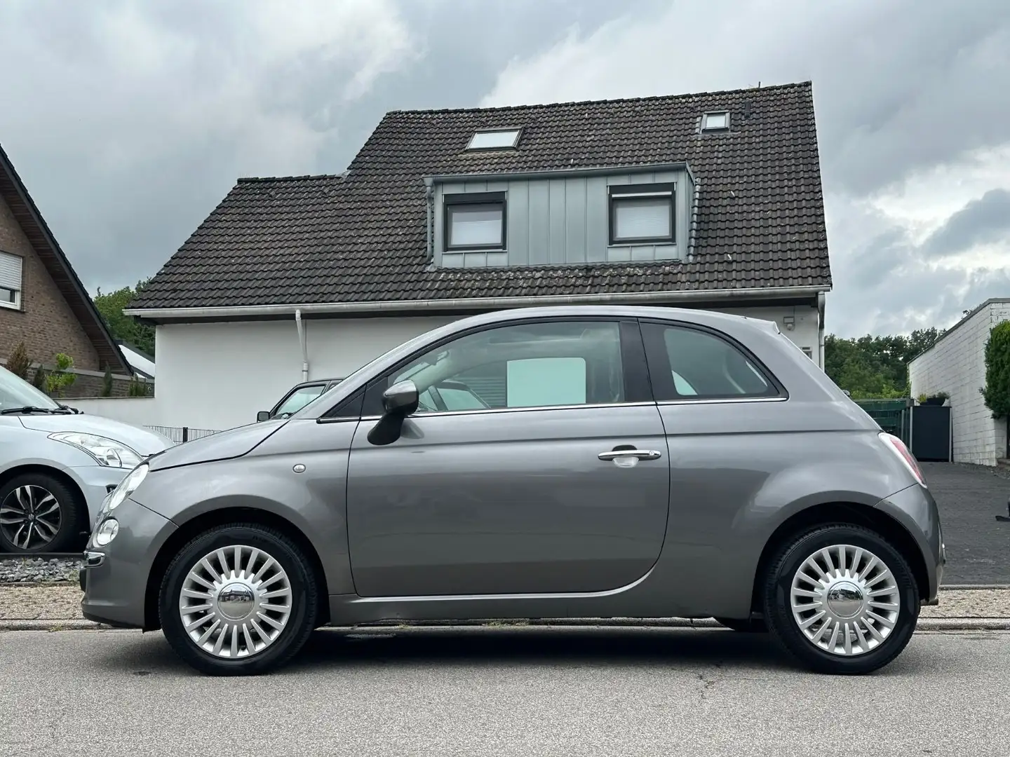 Fiat 500 1.2, 128tkm, neu TÜV 6/25 Grijs - 2