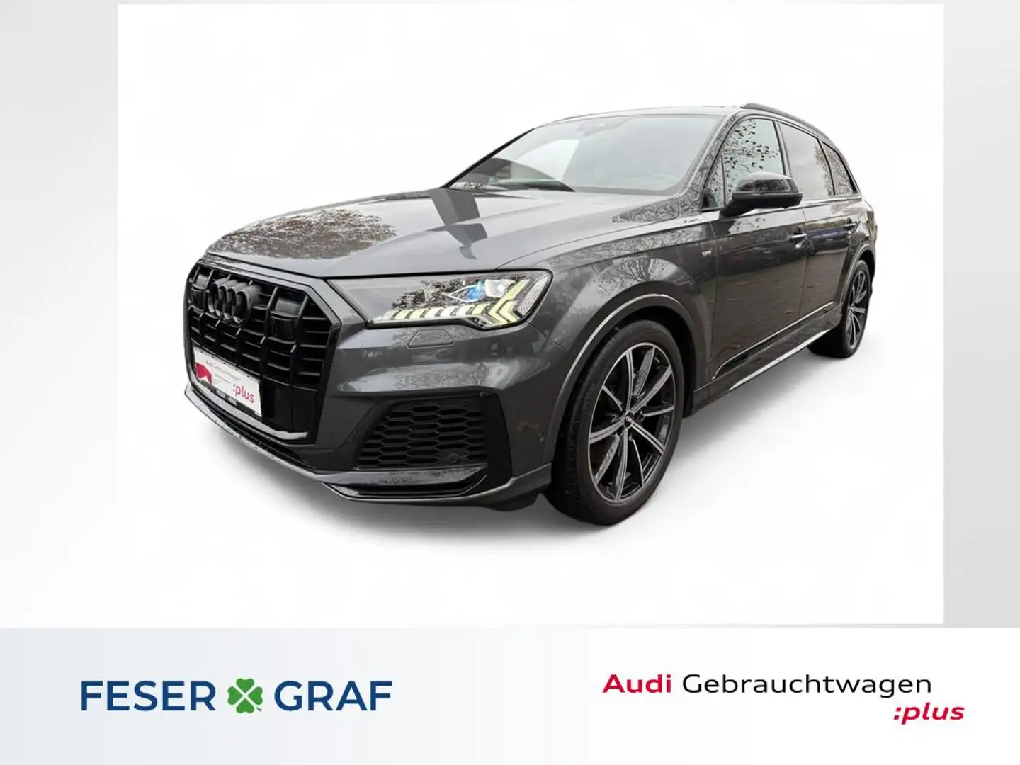 Audi Q7 S line 50 TDI quattro HD-Matrix/Allradl./360°Cam/B Grau - 1