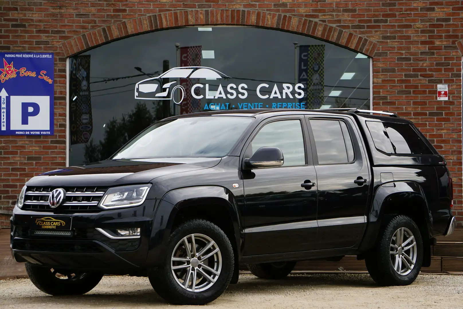 Volkswagen Amarok 3.0 V6 TDi TVA/BTW RECUP-NAVI-CLIMTRONIC EU6B Zwart - 1