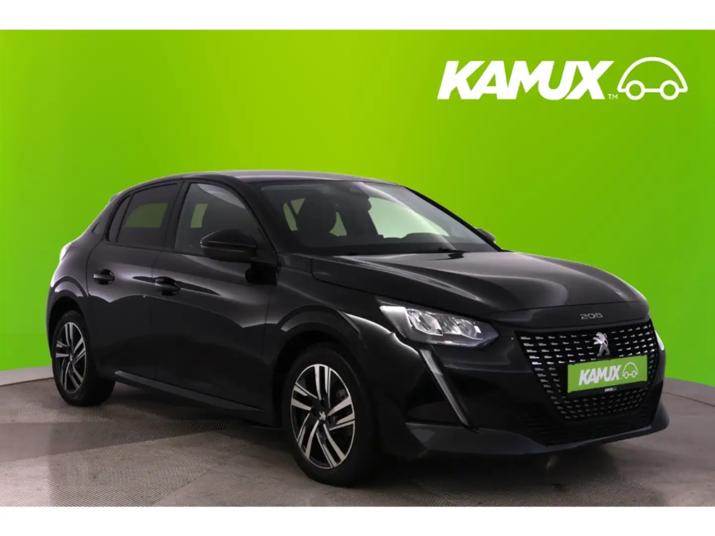 Peugeot 208 1.2PureTech Allure+LED+NAVI+PDC+KLIMA Zwart - 1