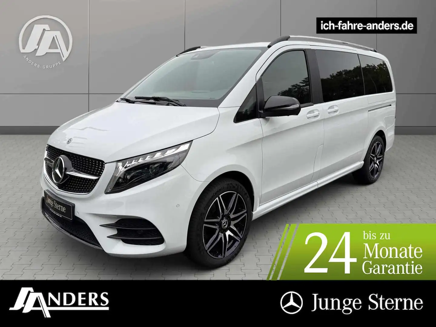 Mercedes-Benz V 300 4M Avantgarde AMG*Standhz*Burmester*Night Weiß - 1