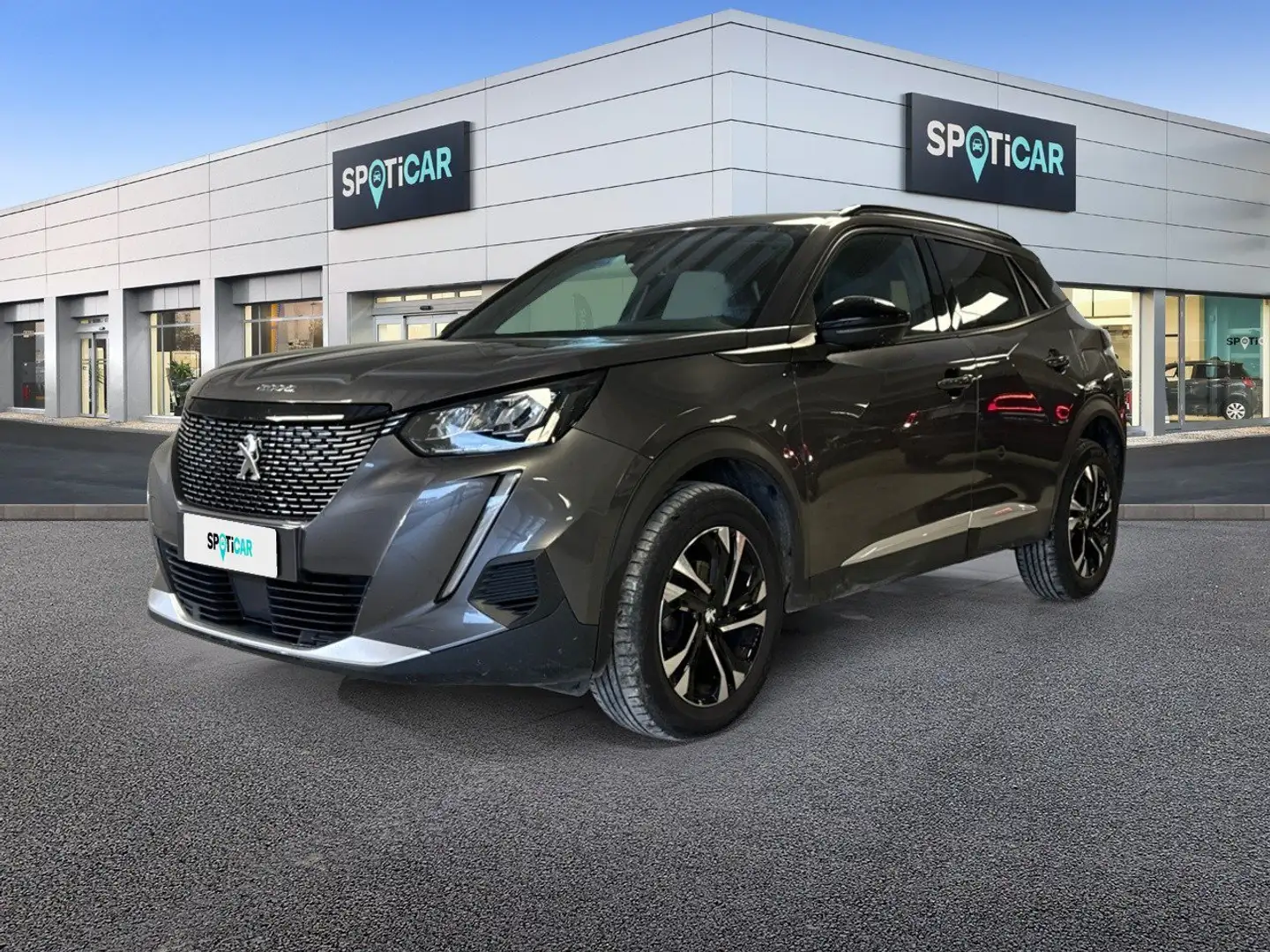 Peugeot 2008 PureTech 100 Allure Pack S/S Gris - 1