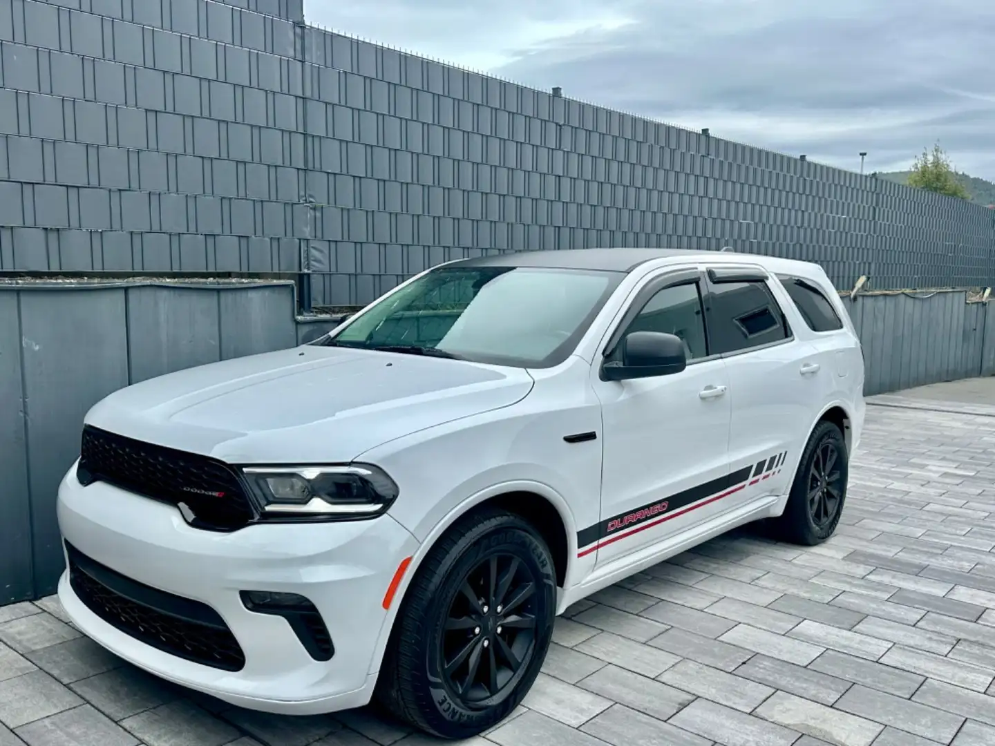 Dodge Durango DURANGO 5,7 V8 SRT 4X4-MEGA-RED/WHITE-ALLRAD Blanc - 1