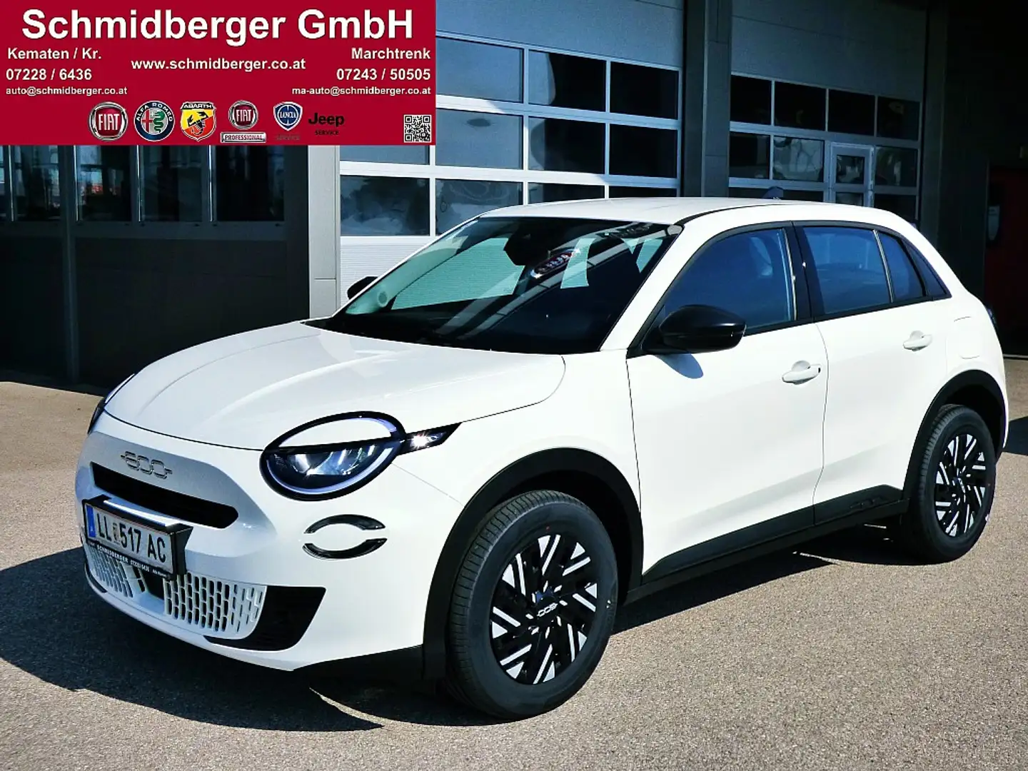 Fiat 600 Hybrid 136 6-Gang eDCT Bílá - 1