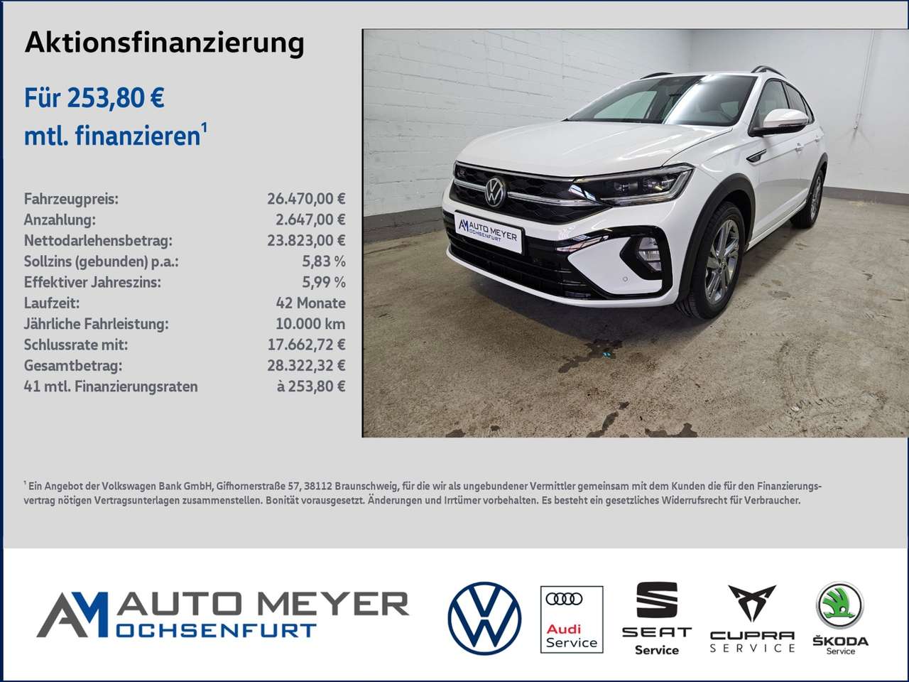 Volkswagen Taigo 2024 — R-Line 1.0 TSI DSG AHK Navi Rückfahrkamera IQ.Dri