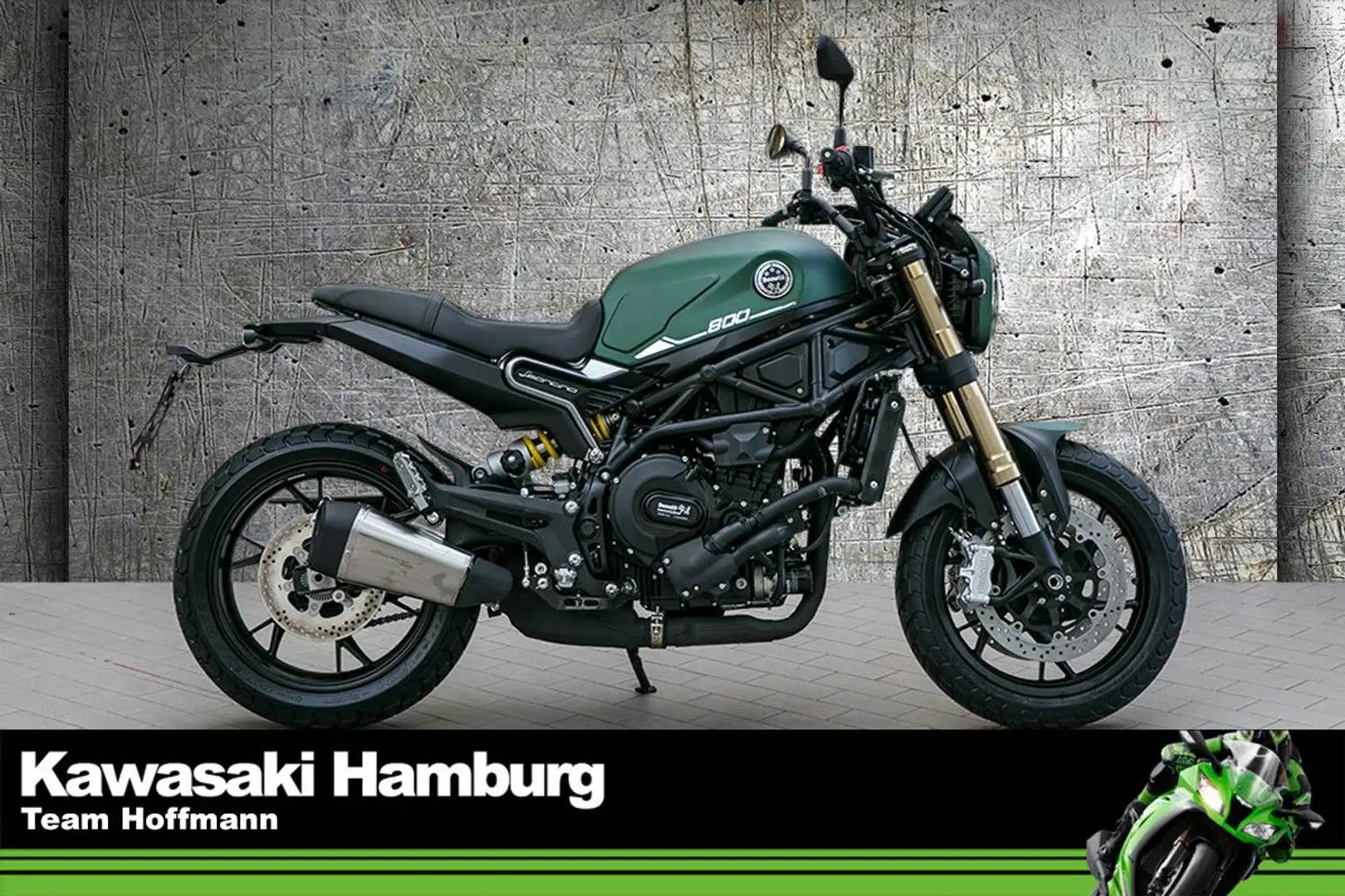 Benelli Leoncino 800 , unfallfrei, 1.Hand, Scheckheft Grün - 1