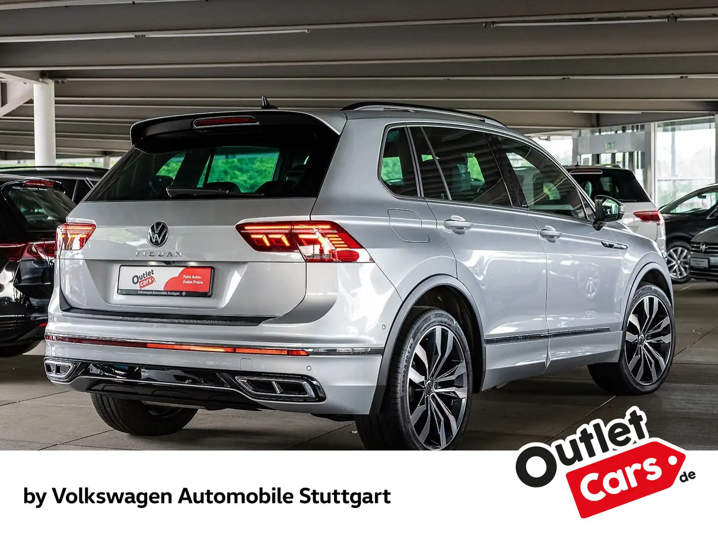 Volkswagen Tiguan R-Line 2.0 TDI DSG Navi Kamera LED ACC Silber - 2