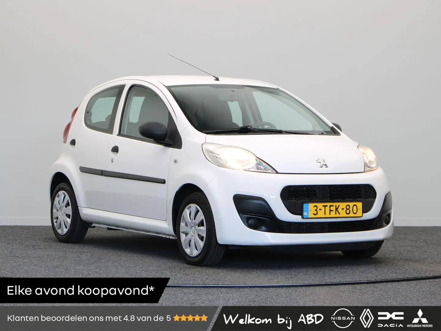 Peugeot 107 1.0 Blue Lease | Airco | 5 deurs | Elektrische ram Blanc - 1