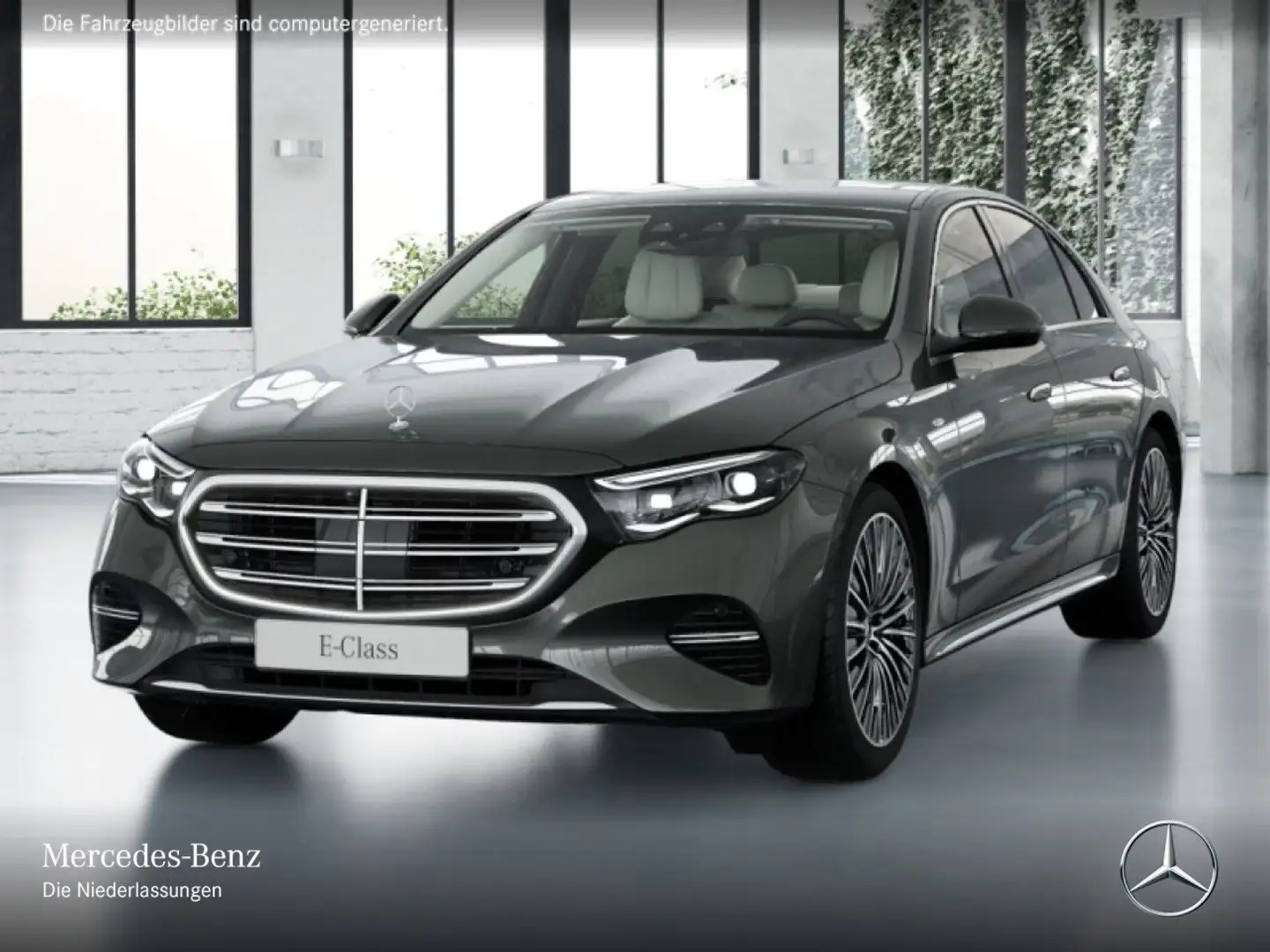 Mercedes-Benz E 400 e 4M Hybrid Fahrass 360° Airmat Burmester 9G Gris - 2