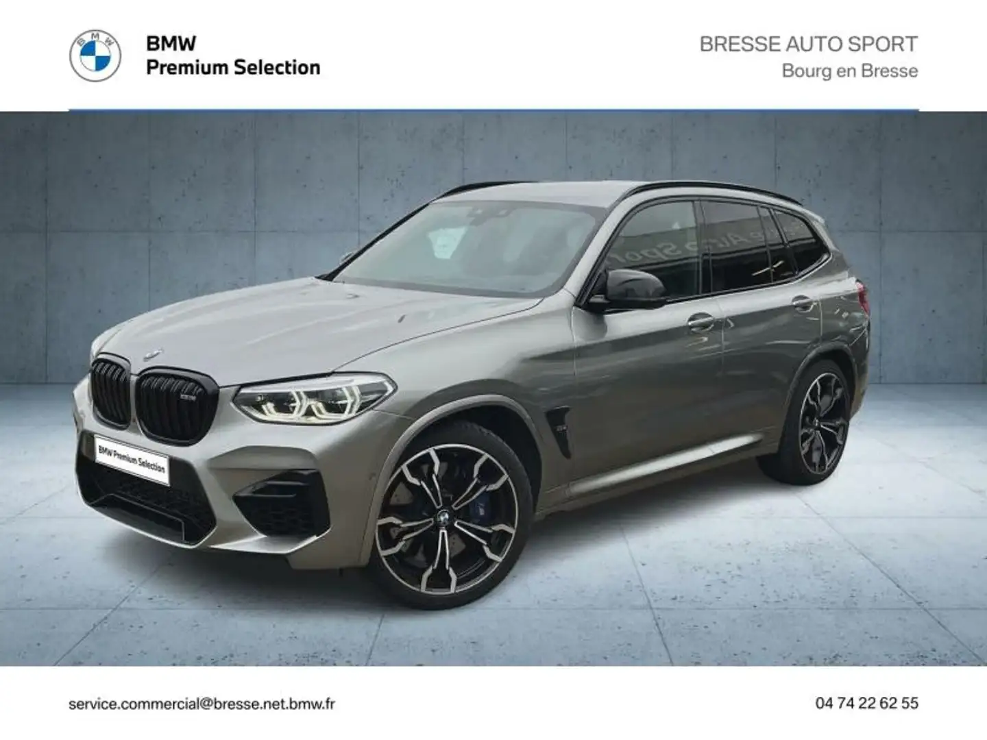 BMW X3 M 3.0 510ch Compétition BVA8 Gris - 1
