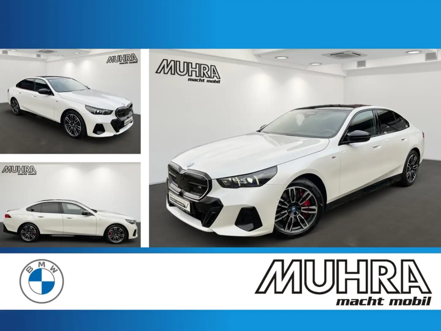 BMW M6 i5 M60 xDrive 19" PANO MEMORY ACC HUD AHK LED Blanco - 1