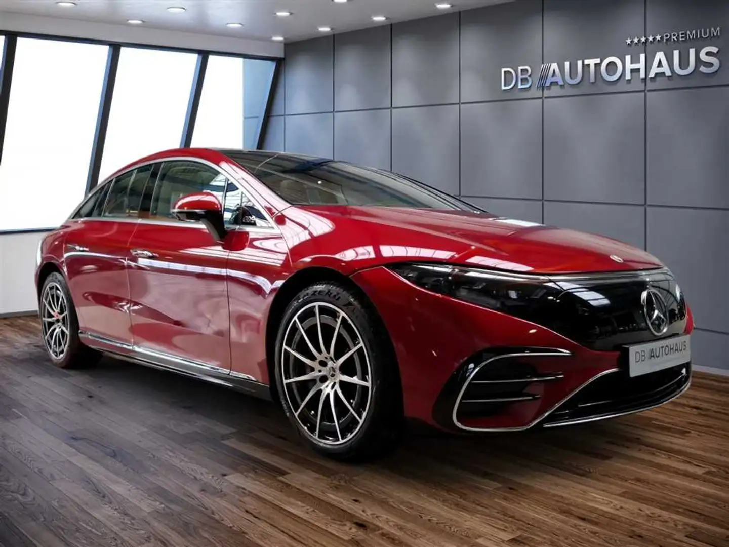 Mercedes-Benz EQS 450+ Rood - 2