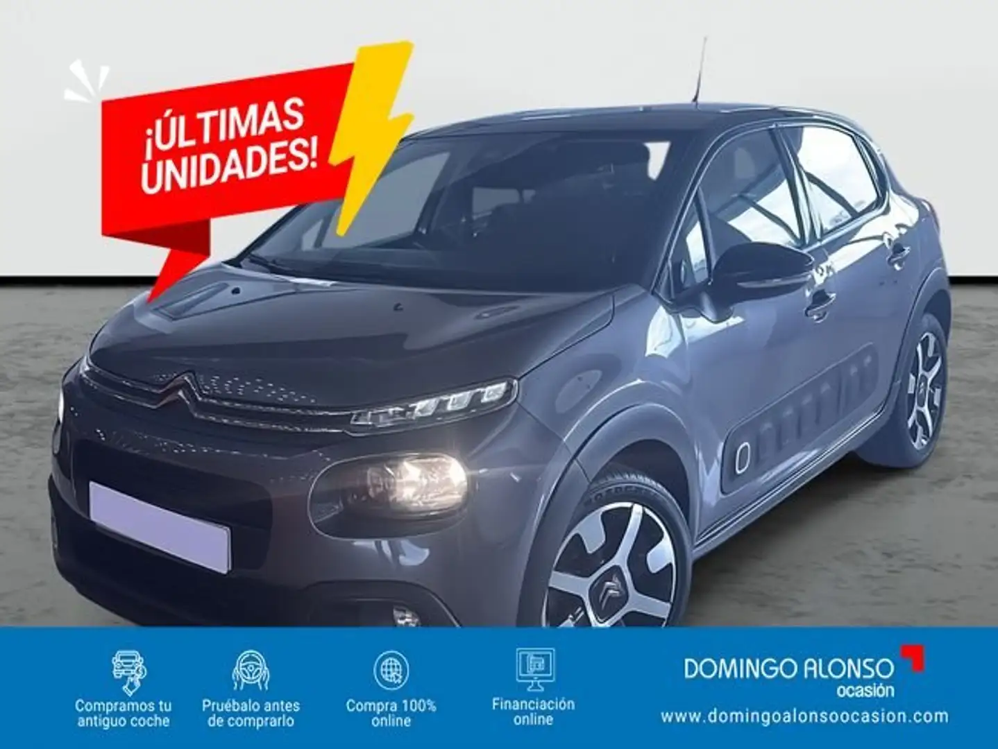 Citroen C3 Nuevo Puretech 83 S&S Plus Gris - 1