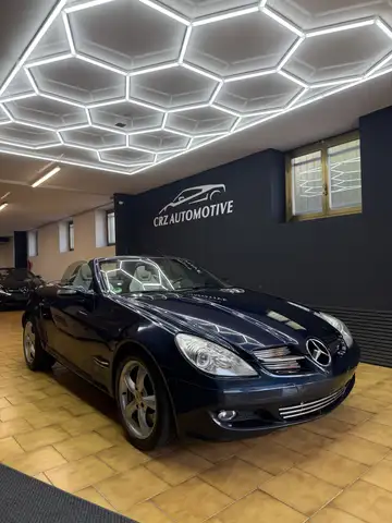Mercedes-Benz SLK 350 ASI-BOOK SERVICE-INTERNO GHIACCIO-BLU TANZANITE