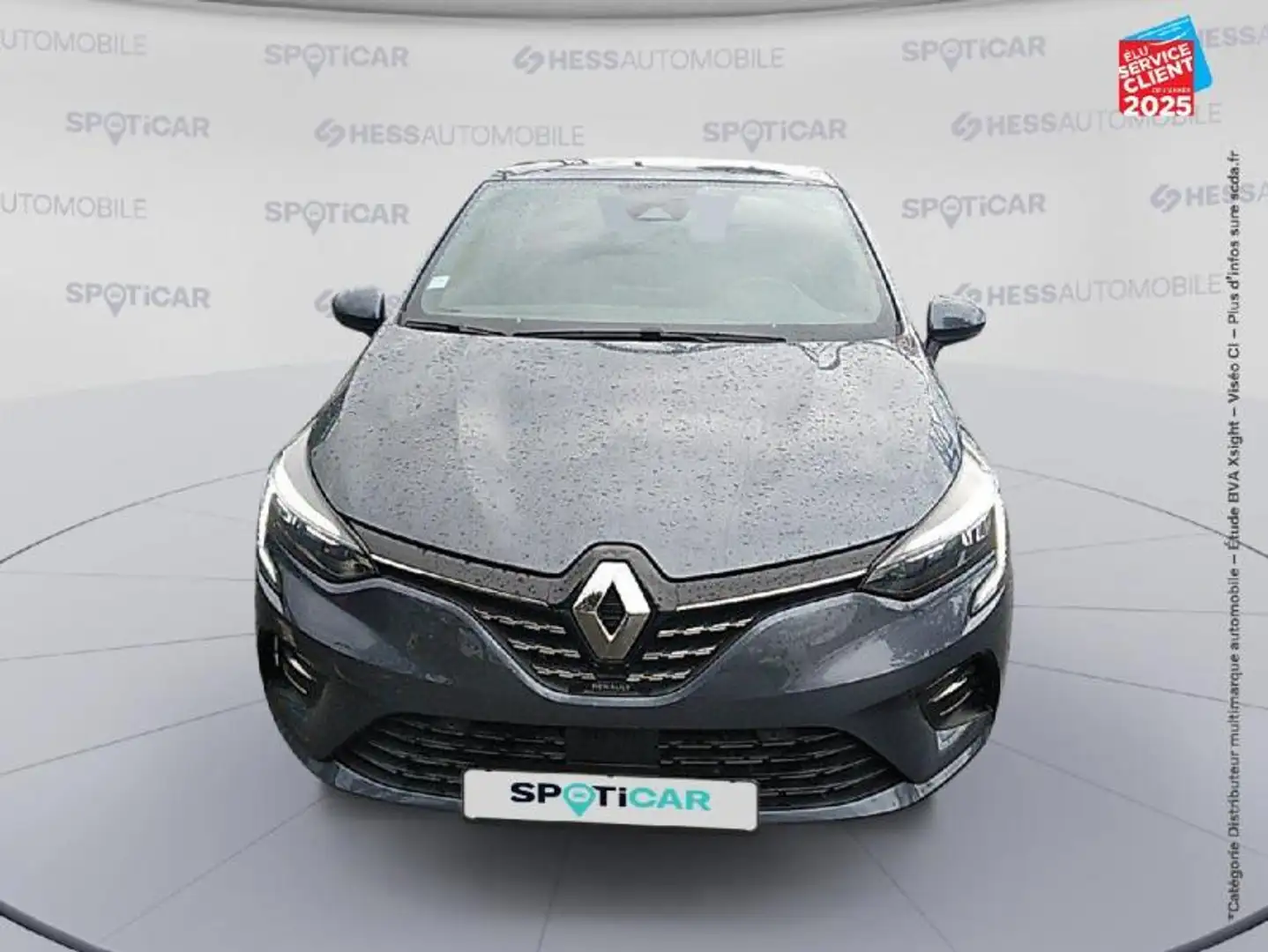 Renault Clio 1.6 E-Tech hybride 140ch Intens -21N GPS Camera Gris - 2