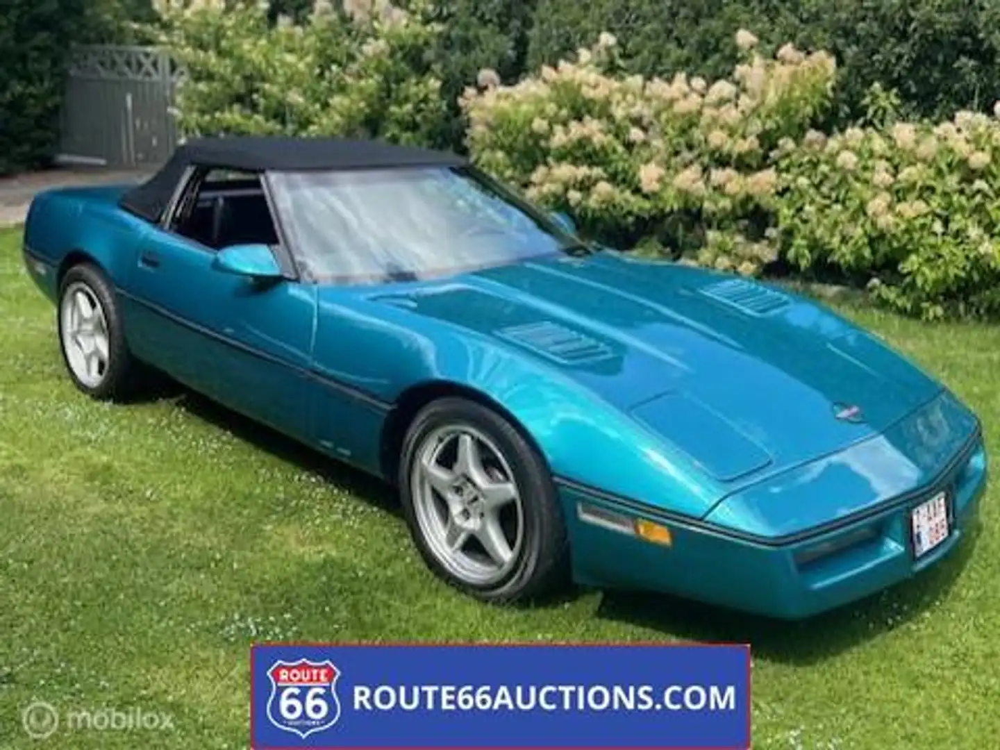 Chevrolet Corvette C4 Cabriolet | 1987 | Route 66 Auctions Zwart - 1
