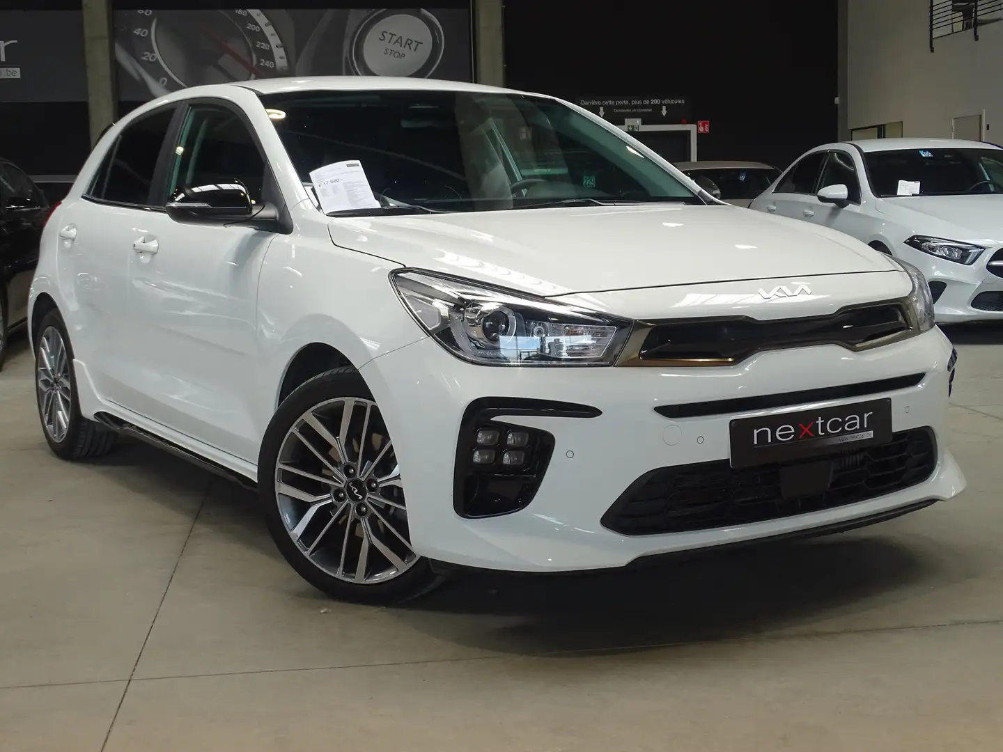 Kia Rio 1.0T GT Line *FULL LED-NAVI-CAMERA-LANE ASSIST* Blanc - 2