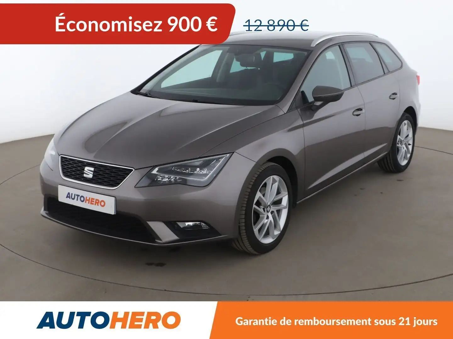 SEAT Leon ST 1.4 TSI ACT Premium Gris - 1