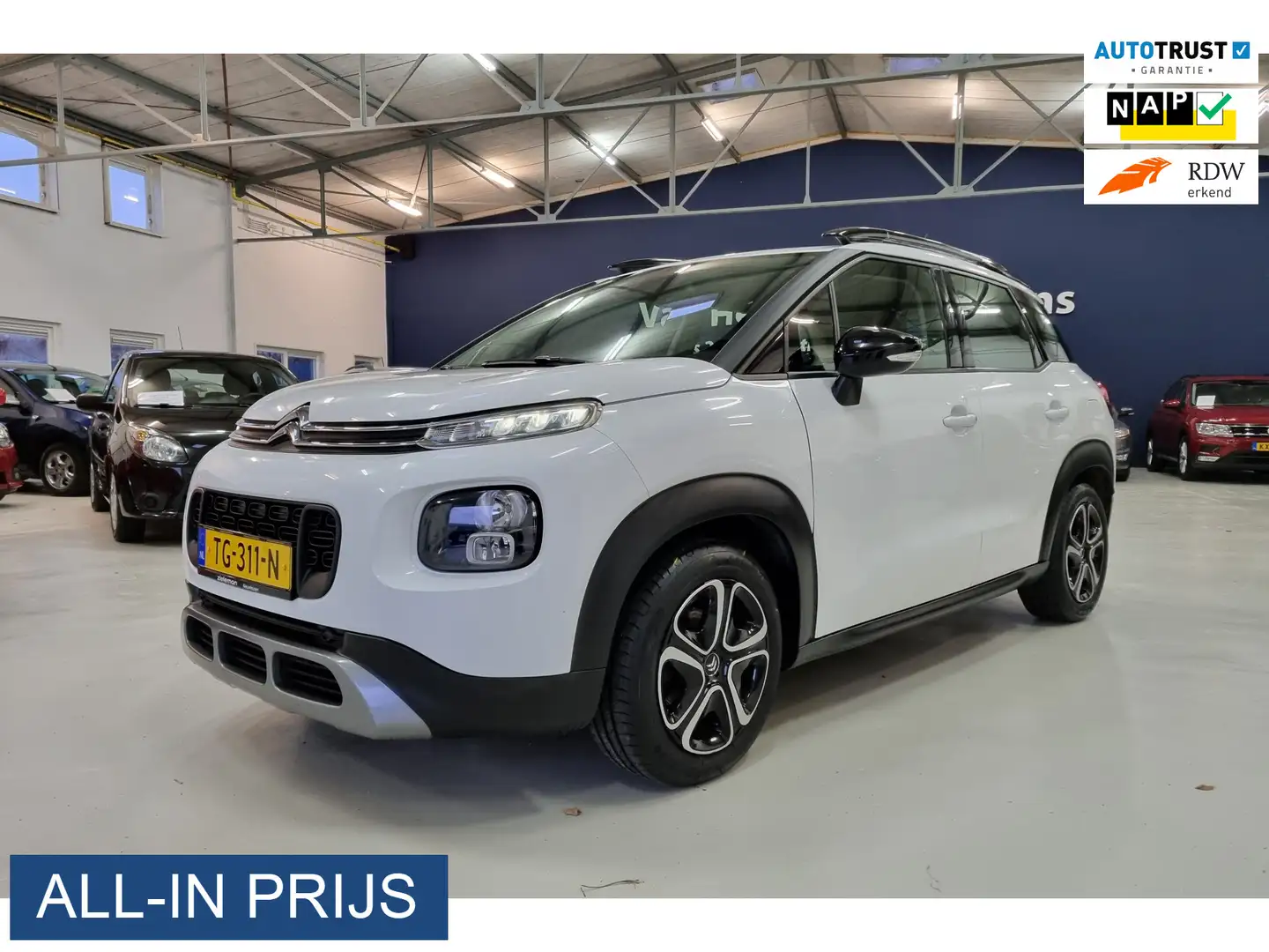 Citroen C3 Aircross 1.2 PureTech Feel ✅NETTE AUTO ✅TREKHAAK Bianco - 1