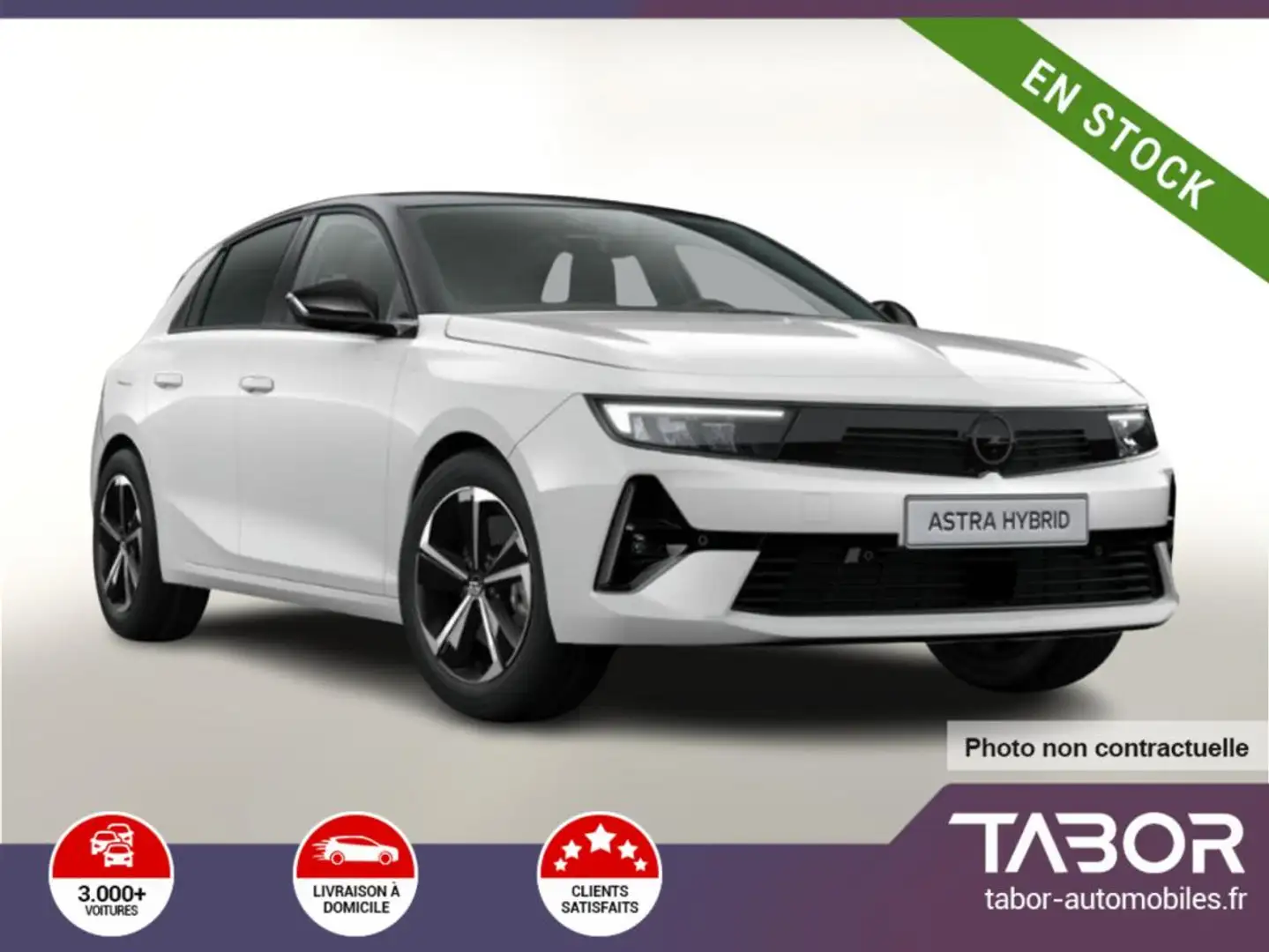 Opel Astra 145 Hybrid AT6 GS Cam ACC Blanc - 1