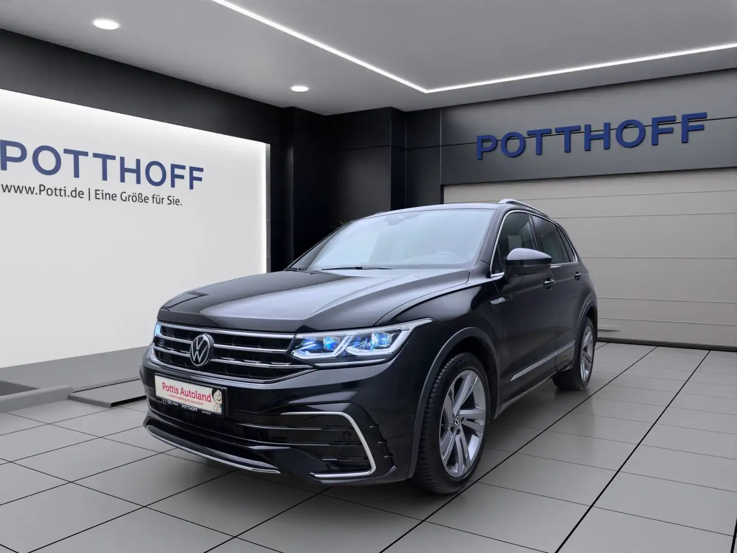 Volkswagen Tiguan 2.0 TDI DSG R-LINE STDHZG NAVI KAMERA AHK Schwarz - 1