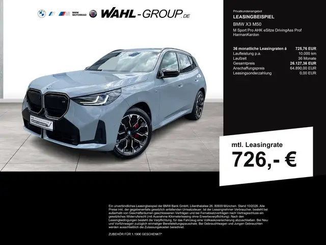 BMW X3 M 50 M Sport Pro AHK eSitze DrivingAss Prof  HarmanK