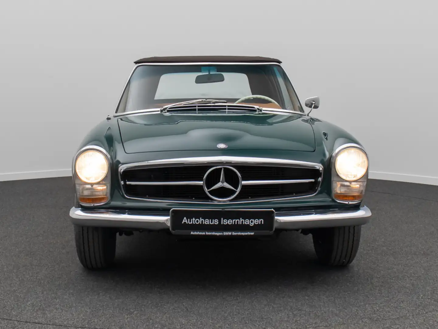 Mercedes-Benz 230 SL Pagode H-Zulassung Automatik Leder W113 Groen - 2