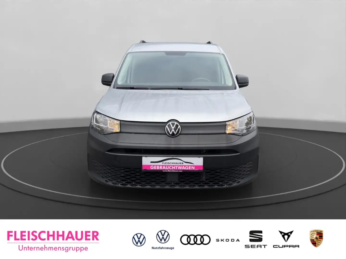 Volkswagen Caddy Cargo 2.0 TDI AHK+Klima+PDC+DAB+Telefon Silber - 2