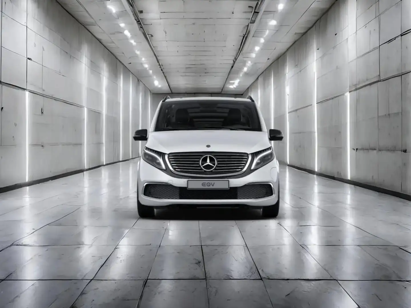 Mercedes-Benz EQV 300 AVANTGARDE AIRMATIC+BURMESTER+360°+LED Blanc - 2