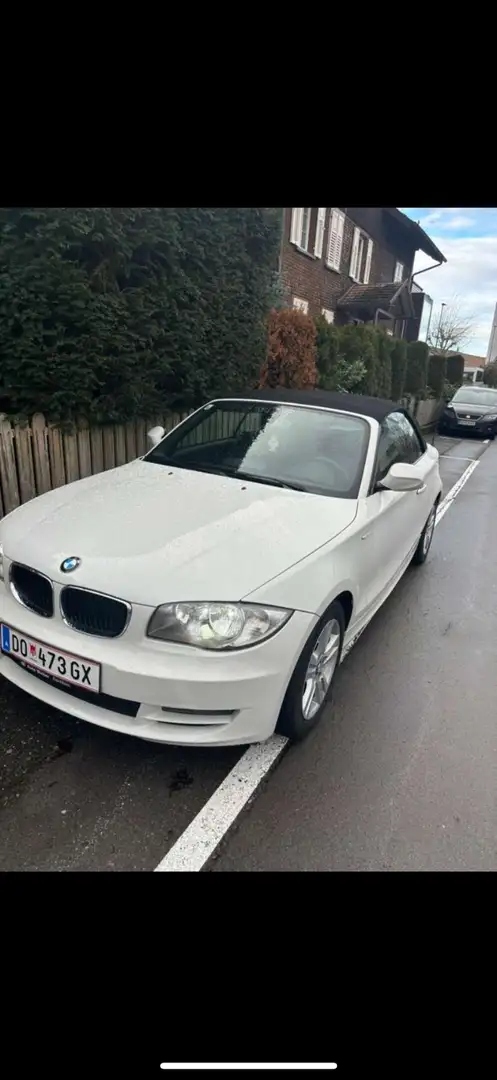 BMW 118 118d Cabrio Weiß - 1