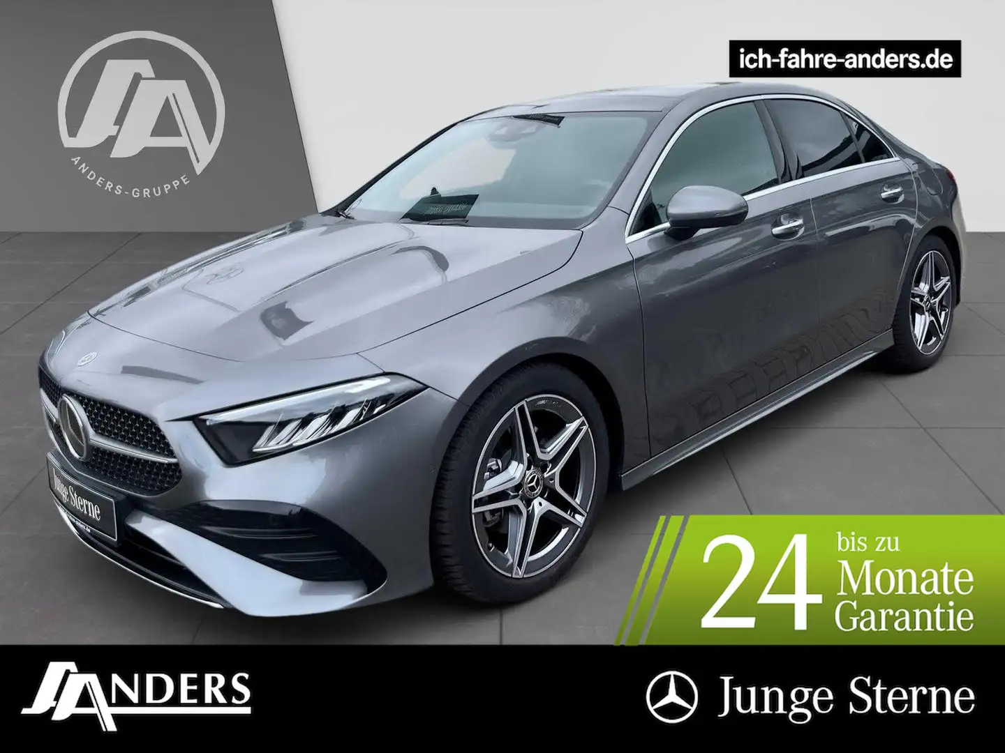 Mercedes-Benz A 200 Limo AMG PREMIUM+Distr+Pano+Key+Kam+SOUND Grau - 1