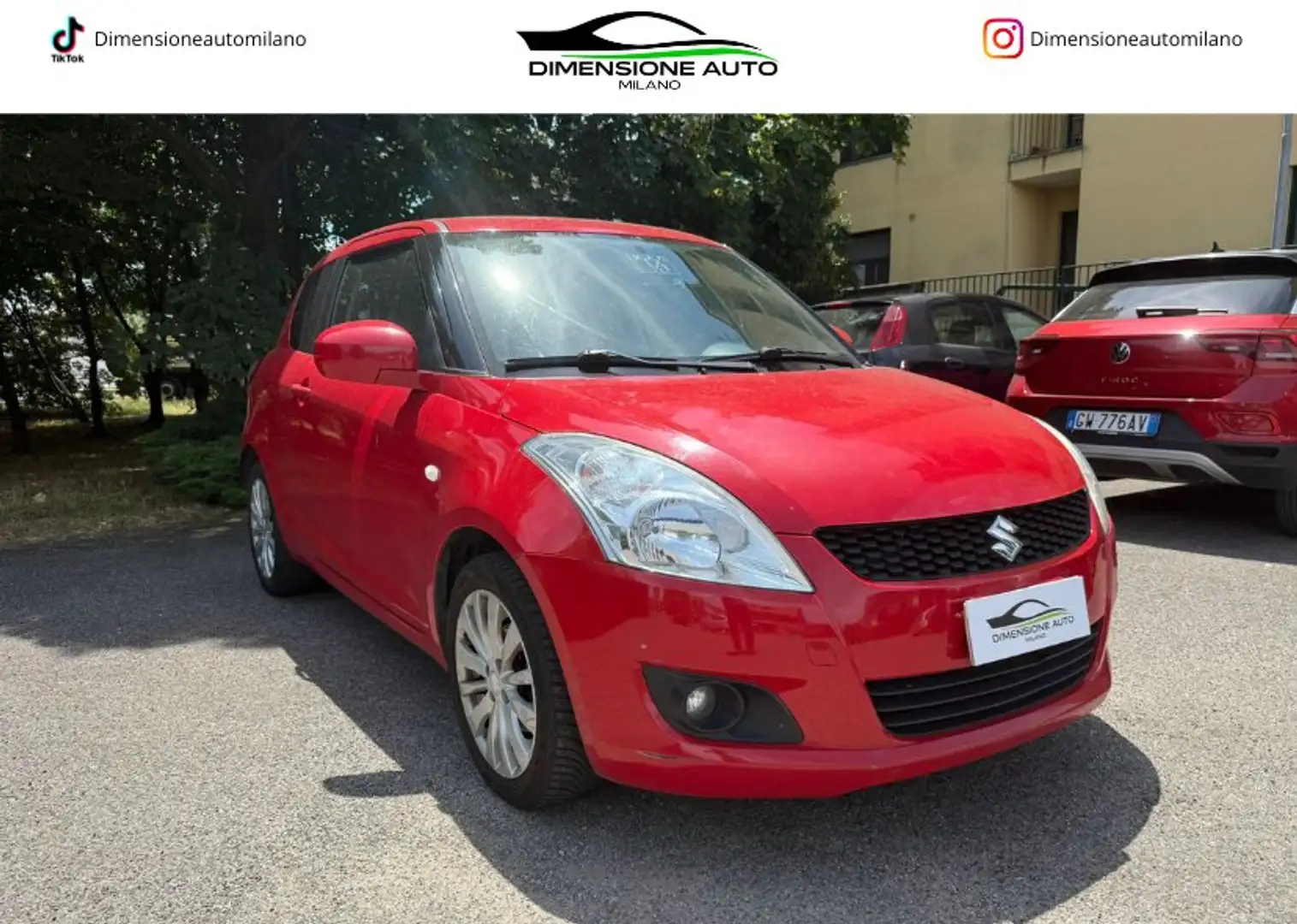 Suzuki Swift Swift V 2010 3p 1.2 vvt GL Top Rosso - 1