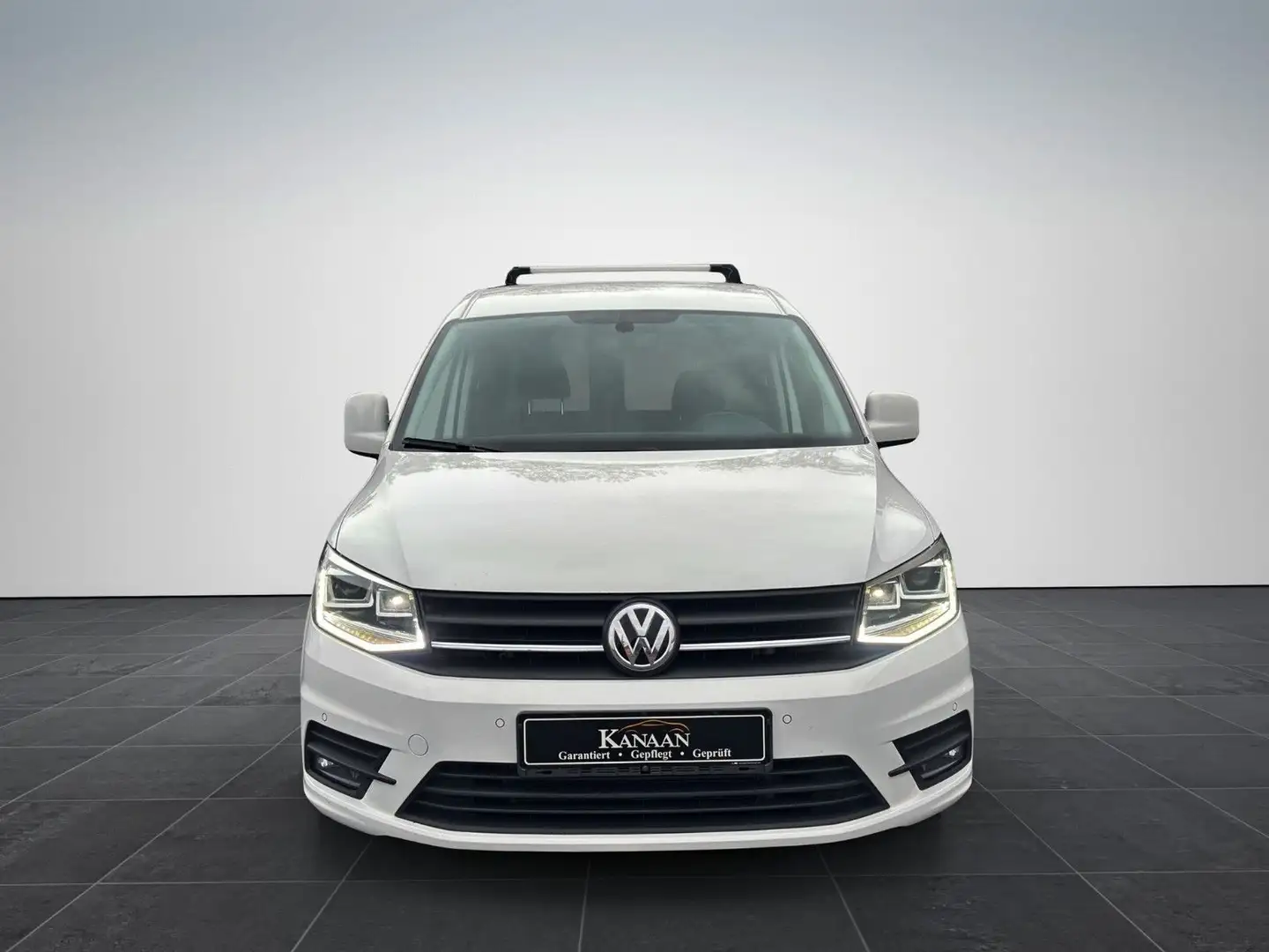 Volkswagen Caddy 2.0 TDI Maxi Kasten*Automatik*LED*NAVI*AHK Blanc - 2