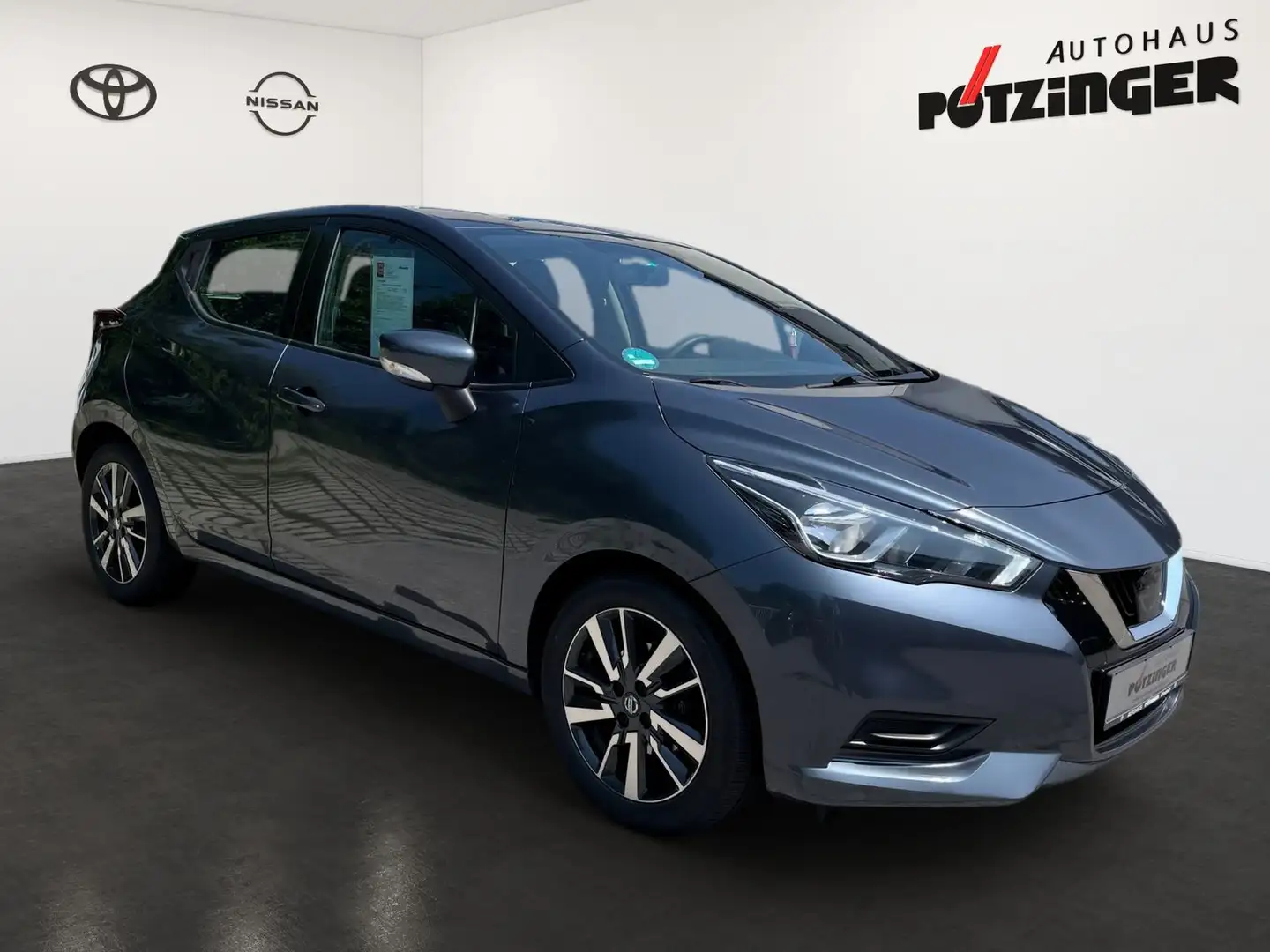 Nissan Micra 0.9 IG-T Acenta,16Zoll Alu,Carplay,Klima Grau - 2