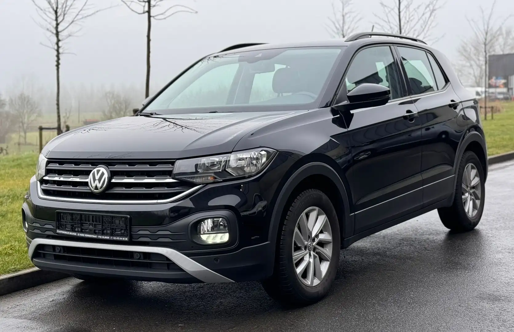 Volkswagen T-Cross 1.0 TSI NAVI-ACC-PDC-AIRCO-CARPLAY-SERVICEBOOK Noir - 1