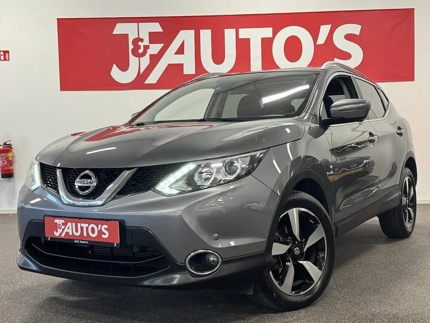 Nissan Qashqai 1.2 TEKNA NAVIGATIE/CAMERA, PANORAMA, ECC AIRCO, Gris - 1