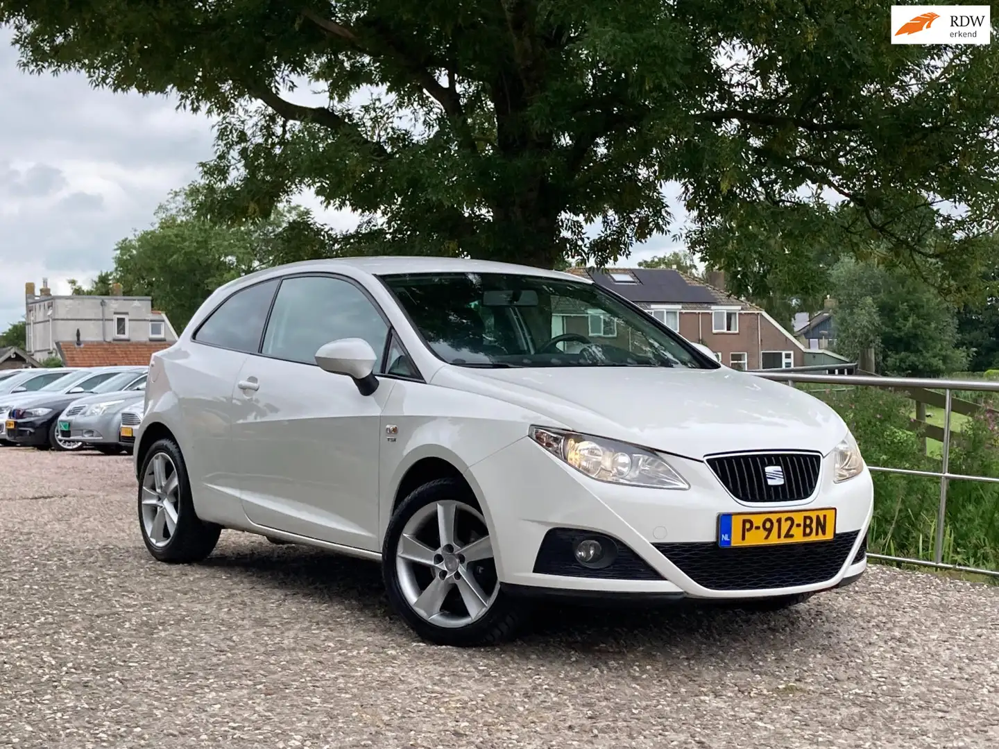 SEAT Ibiza SC 1.2 TSI Sport | Automaat + Cruise Nu € 5.450,-! Wit - 1