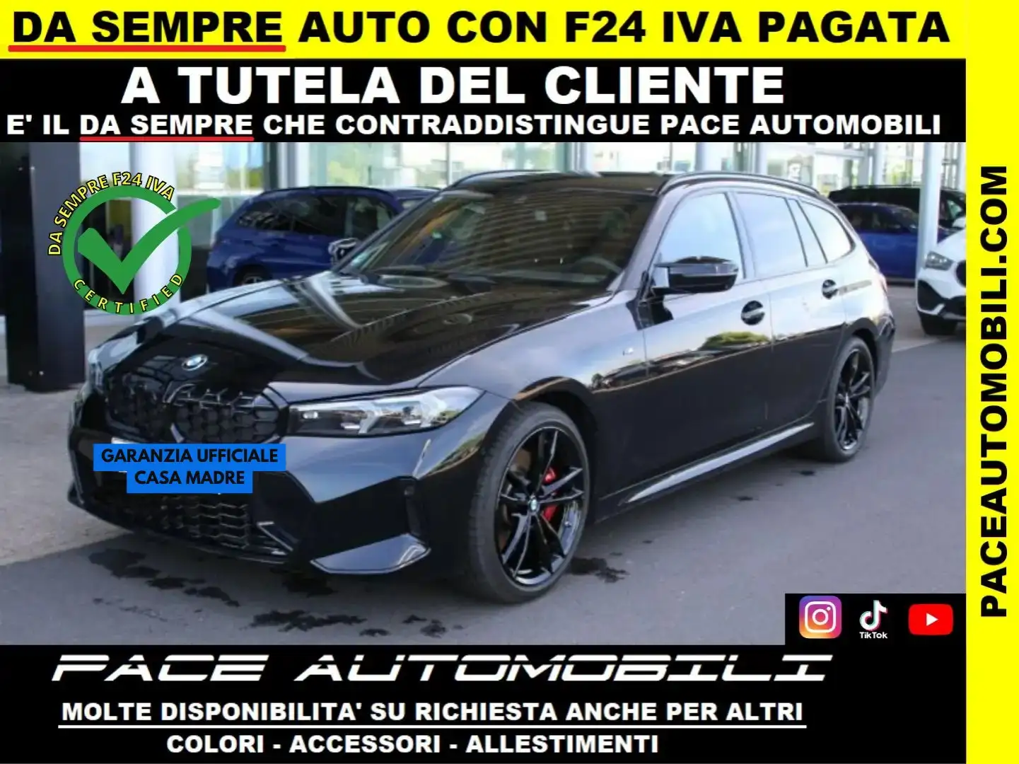 BMW 340 i XDRIVE 340 SPORT M-SPORT MSPORT BLACK PACK PRO Nero - 1