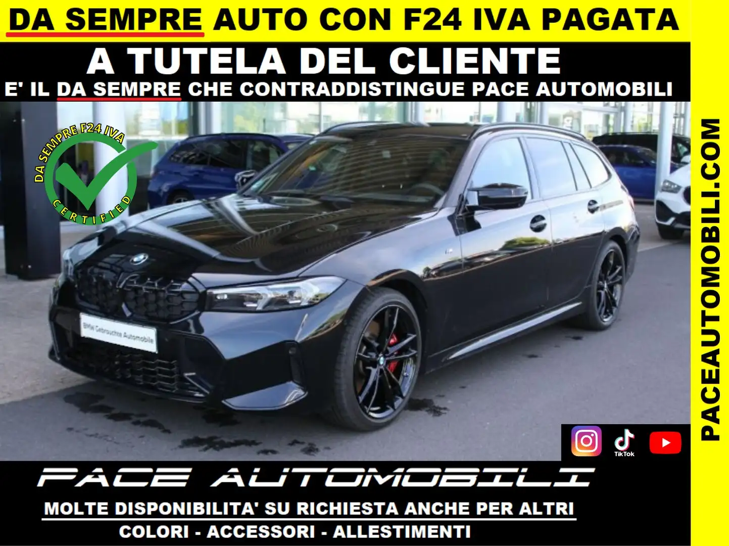 BMW 340 i XDRIVE 340 SPORT M-SPORT MSPORT BLACK PACK Nero - 1