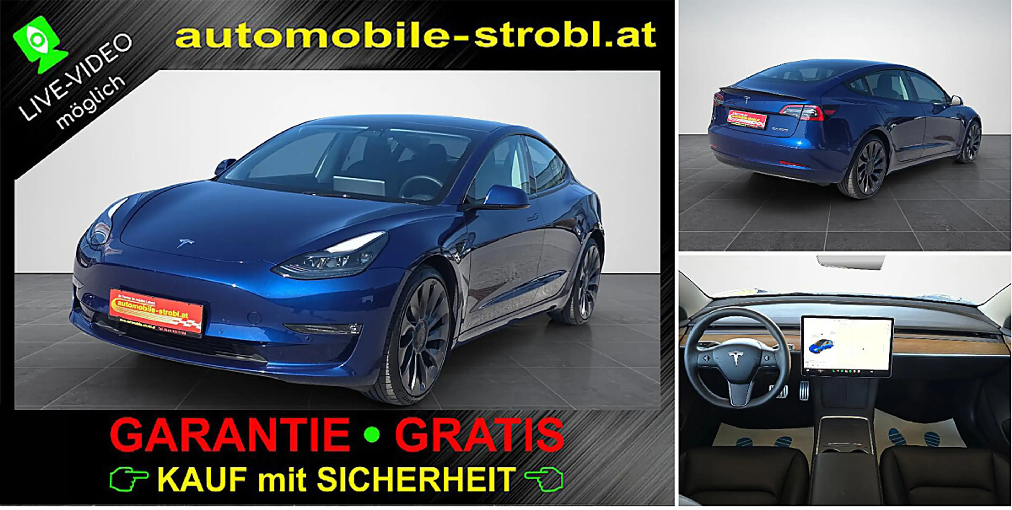 Tesla Model 3 Perf. AWD*GARANTIE*