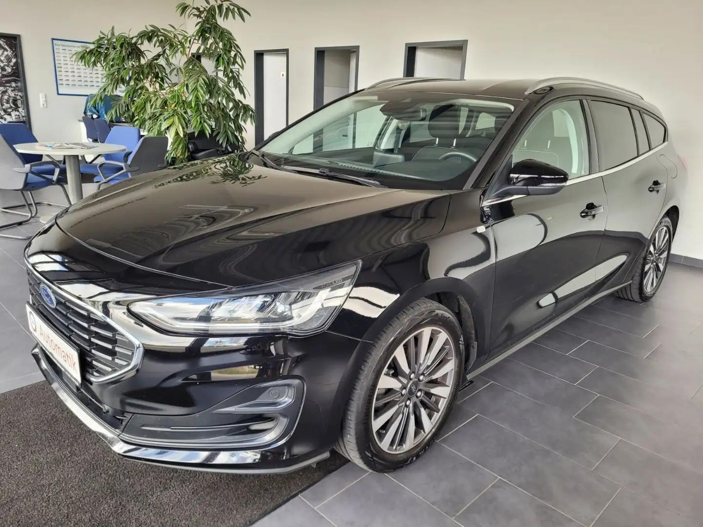 Ford Focus EcoBoost mHEV Autom. Titanium m. ACC/Kamer Schwarz - 2