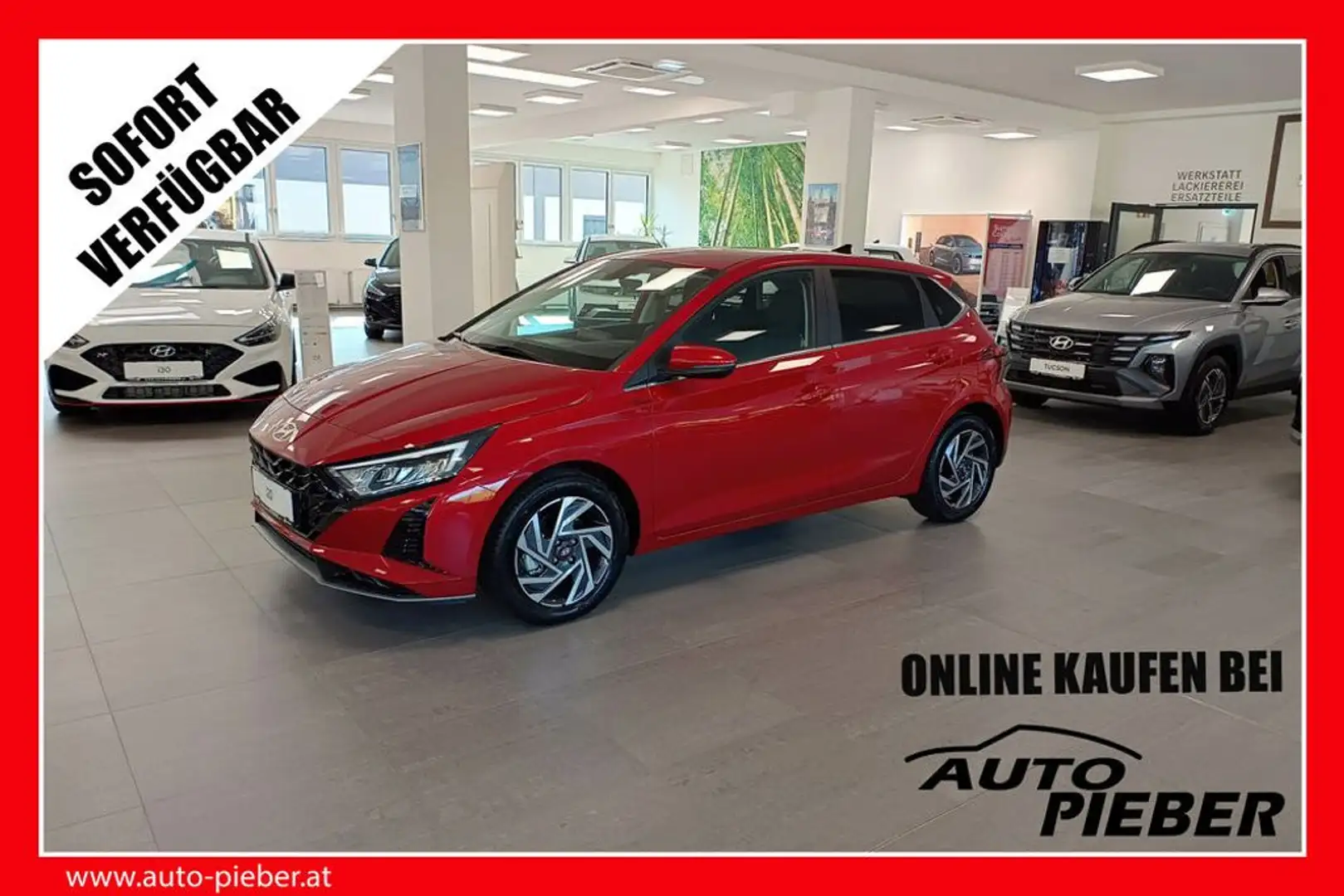 Hyundai i20 1,0 T-GDI GO! PLUS *LED*Navi*Tempomat* Rot - 1